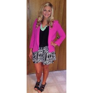 Hot pink blazer (Francesca's)